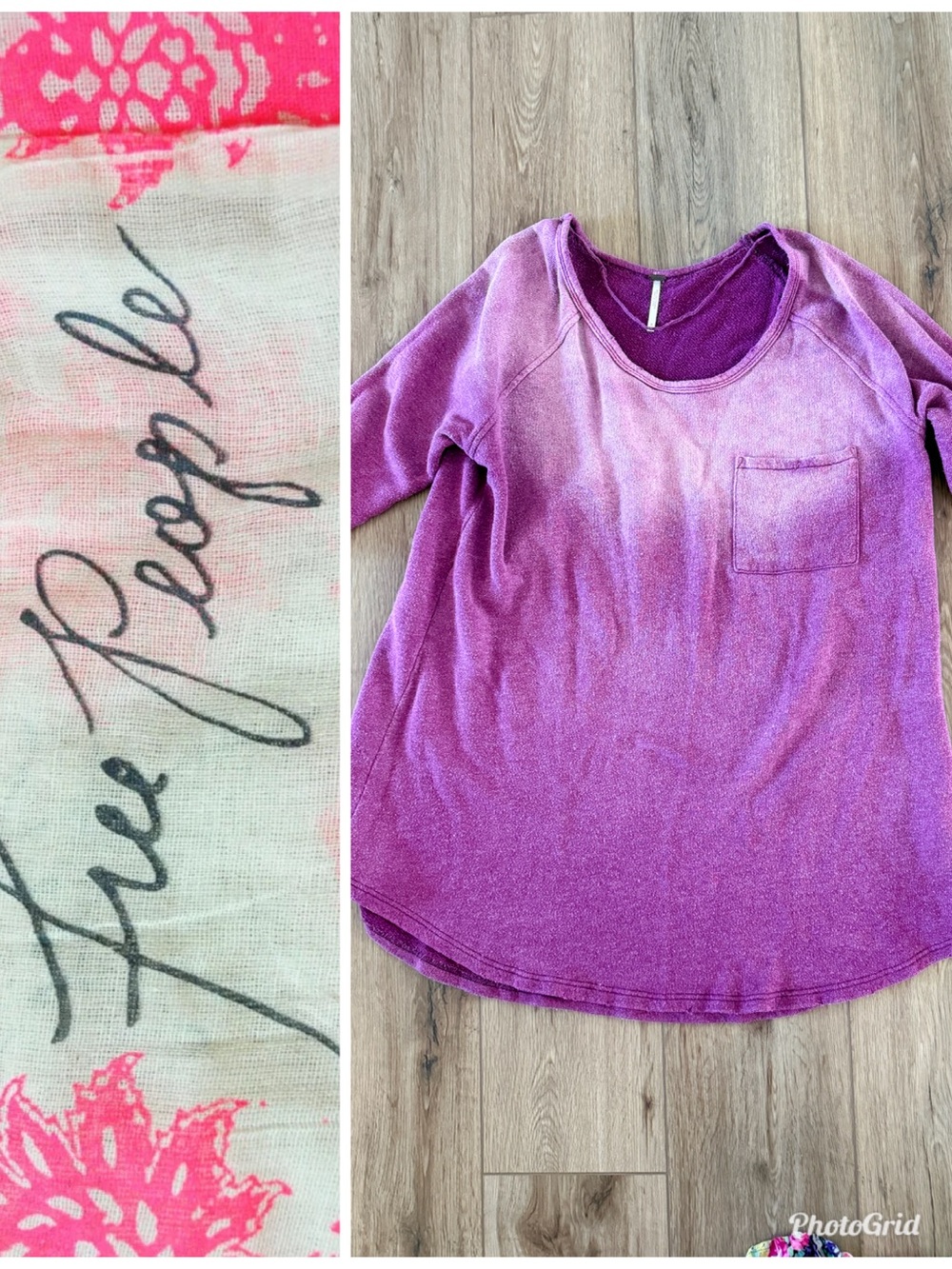 Free People Ombre bliss Pocket Tunic
